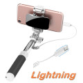 Small Monopod Handheld Wired Cable Cell Phone iPhone Selfie Stick